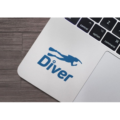 Scuba Diver Vinyl Sticker