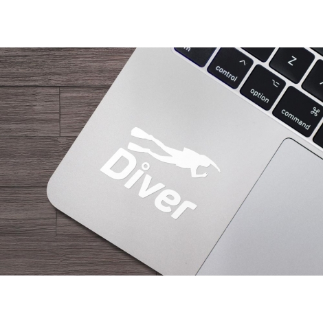 Scuba Diver Vinyl Sticker