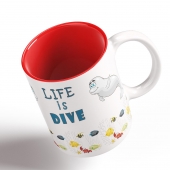 Funny Coffee Mug - My Buddy is Marine Life (Seal) 