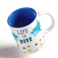 Funny Coffee Mug - My Buddy is Marine Life (Shark)