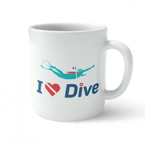 Coffee Mug Scuba Divers Gift Love Diving