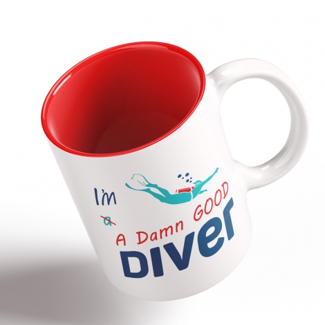 Personalized Funny Mugs Gift For Scuba Divers 