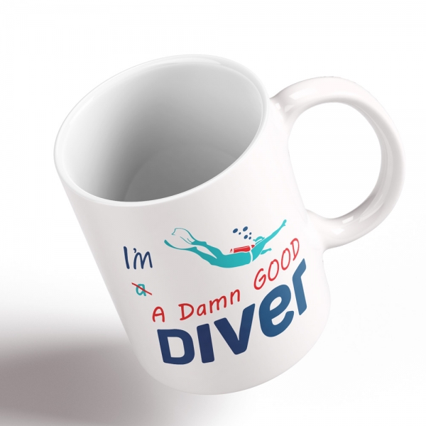 Personalized Funny Mugs Gift For Scuba Divers 