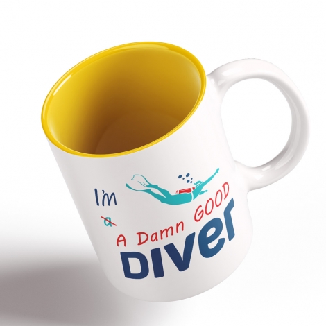 Personalized Funny Mugs Gift For Scuba Divers 