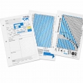 Log book pages with Recreational Dive Planner RDP Dive Table