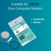 Cressi Leonardo Giotto Donatello Michelangelo Battery kit