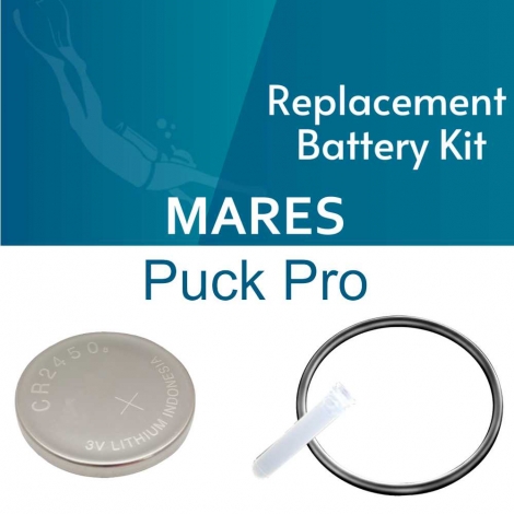 Battery Kit For Mares Puck Pro Dive Computer
