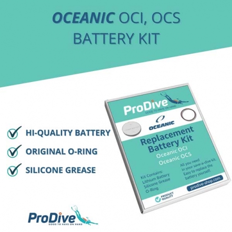 Battery Kit For Oceanic OCi, OCS 