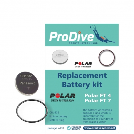 Polar FT4 FT7 Battery Kit Heart Rate Monitors