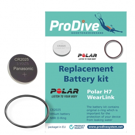 Temmelig Drama Udgangspunktet Polar H7 Wearlink battery kit