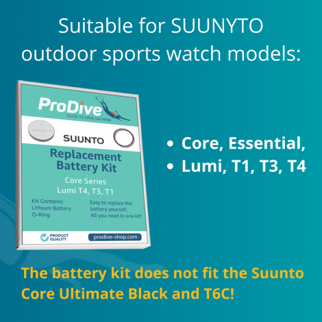Suunto Core, Lumi Battery Kit