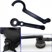 BCD Dump Valve Wrench Set - 2-Piece Spanner Tool for Wings and Backmount BCDs