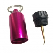Scuba O-Ring Keychain - Mini Tank with 12 O-Rings and Brass Pick