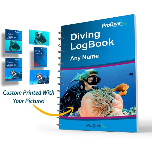 Personalized Diving Log Book Customize Your Picture and Name 