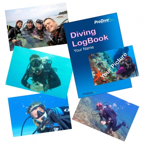 Personalized Diving Log Book Customize Your Picture and Name 