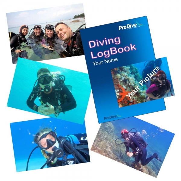 Personalized Diving Log Book Custom Made Logbook Divers Gift