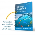 Funny scuba diving logbook Personalized Your Name