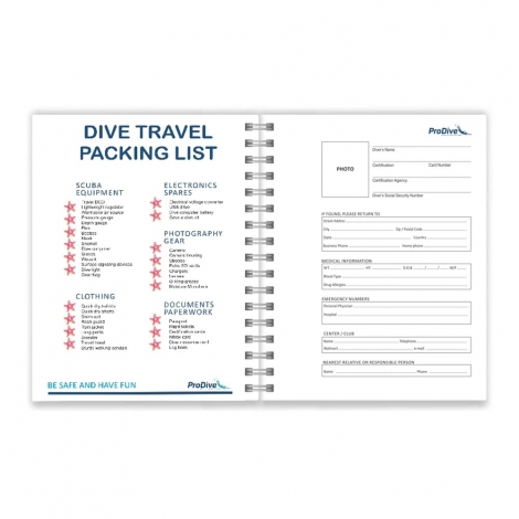 Personalized Dive Log Book Customize your Name