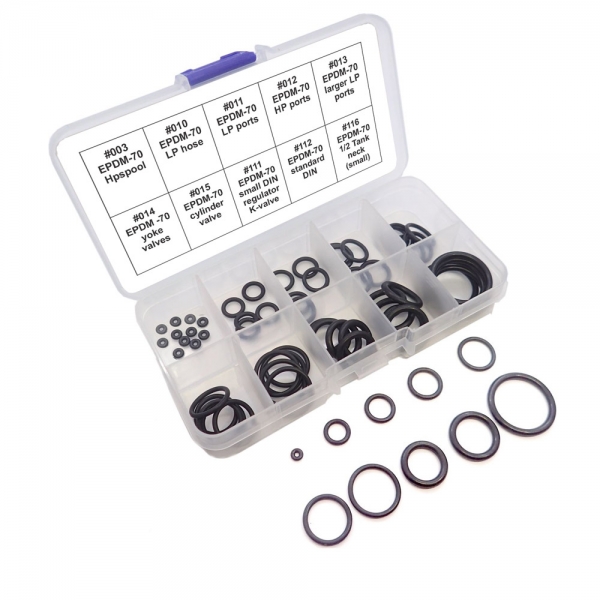 Scuba Diving EPDM ORing Kit 50 pcs