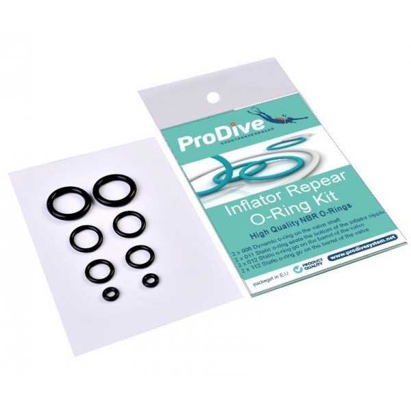 Power Inflator Repair ORing Kit Universal BCD, Wings Buoyancy