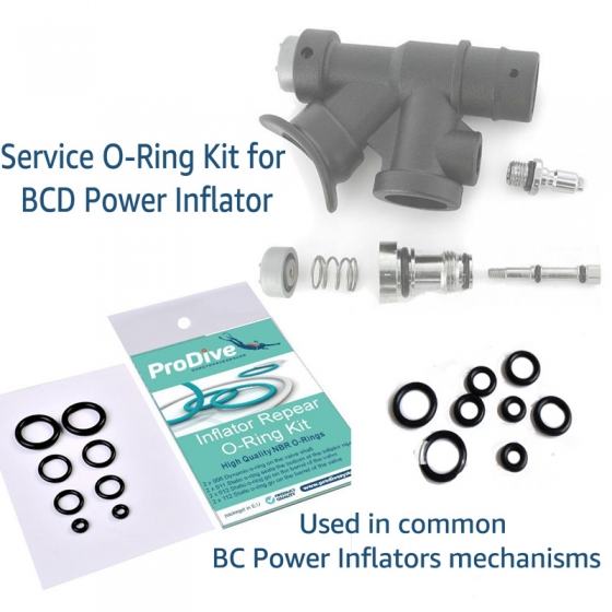 Service O-Ring Kit for BCD Power Inflator