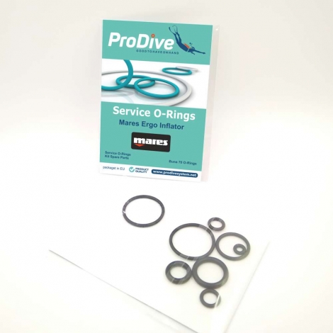 MARES Ergo Inflator Service O-ring Kit