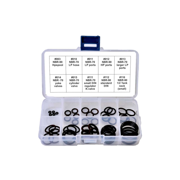 Scuba Diving ORing Kit 55 pcs Most Used