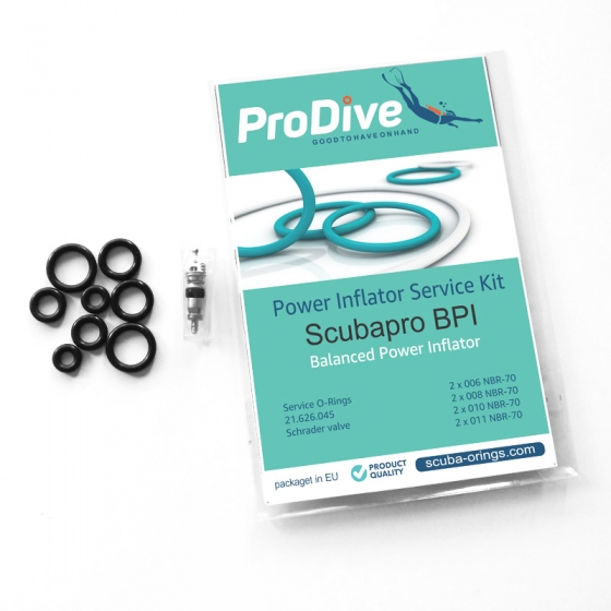 Scubapro BPI Balanced Power Inflator Service Kit 