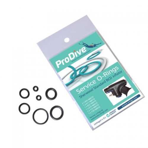 Sherwood Standard BCD Inflator O-Rings Kit