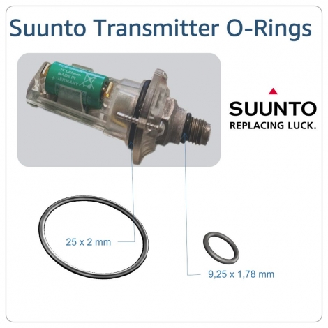 Suunto Tank Pod Eon Steel / Eon Core Transmitter o-rings