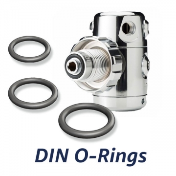 O-rings for Standard DIN Regulator Valve O-rings for Standard DIN Regulator Valve