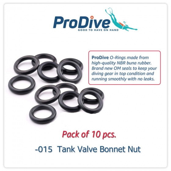 Scuba Diving O-Rings -015 Tank Valve Bonnet Nut 