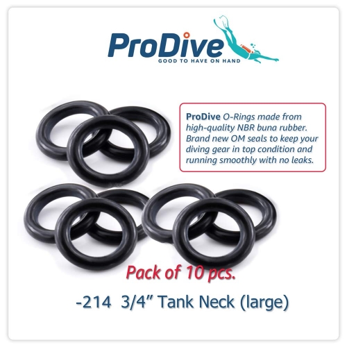 Scuba Diving O-Rings -214 Tank Nec Large 