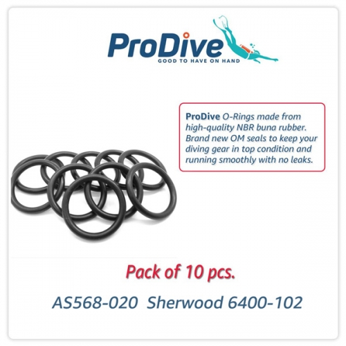 Scuba Diving O-Rings -020 Sherwood 6400-102