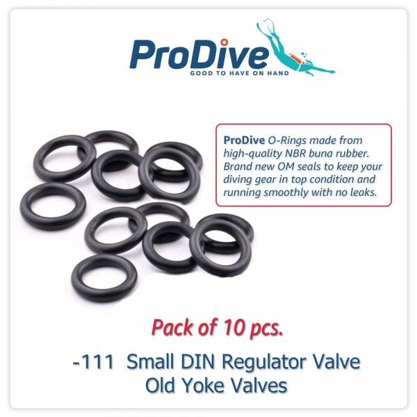 Scuba Diving Dive NBR Nitrile Rubber O-Rings 50pc Pack AS-568-011 
