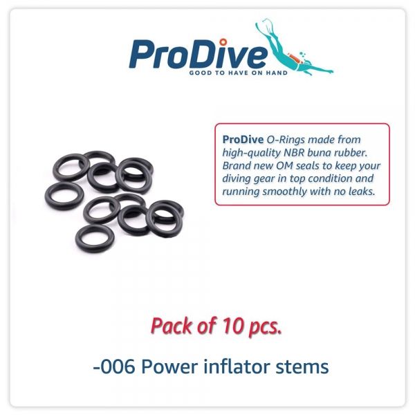 Scuba Diving O-Rings -006 Power inflator stems