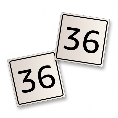 MOD Stickers - Metric (pair)