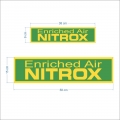 Enriched Air Nitrox Only Band Warning Sticker
