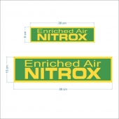 Enriched Air Nitrox Only Band Warning Sticker 