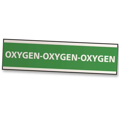 Oxygen Gas Sticker for Dive Tank