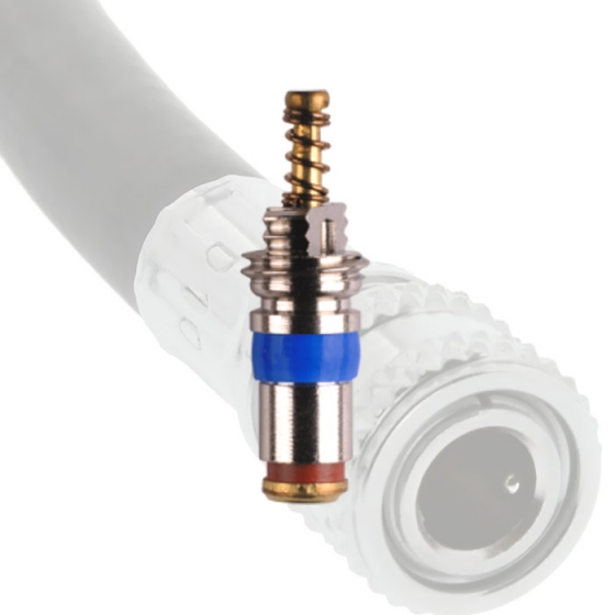 Schrader valve for Miflex inflator hose
