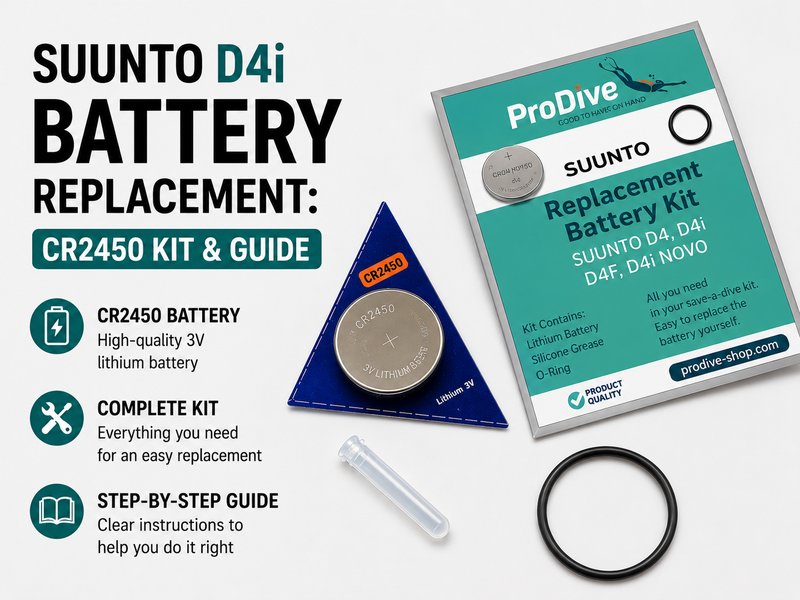 Suunto D4i Battery Replacement: CR2450 Kit & Guide